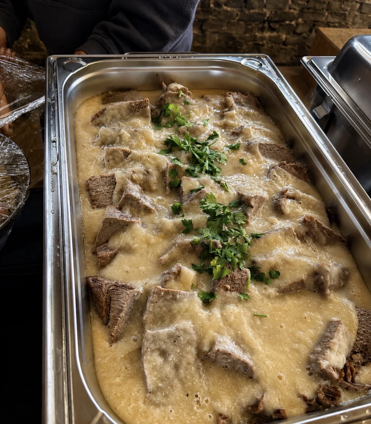 Catering auf einem Richtfest